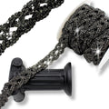 PEARLY JUN 5 Yards Rhinestone Trim Chain Black Rhinestone Stringing DIY Jewelry Wedding Party Bracelets Craft Bridal Bouquets Embellishment Accessories