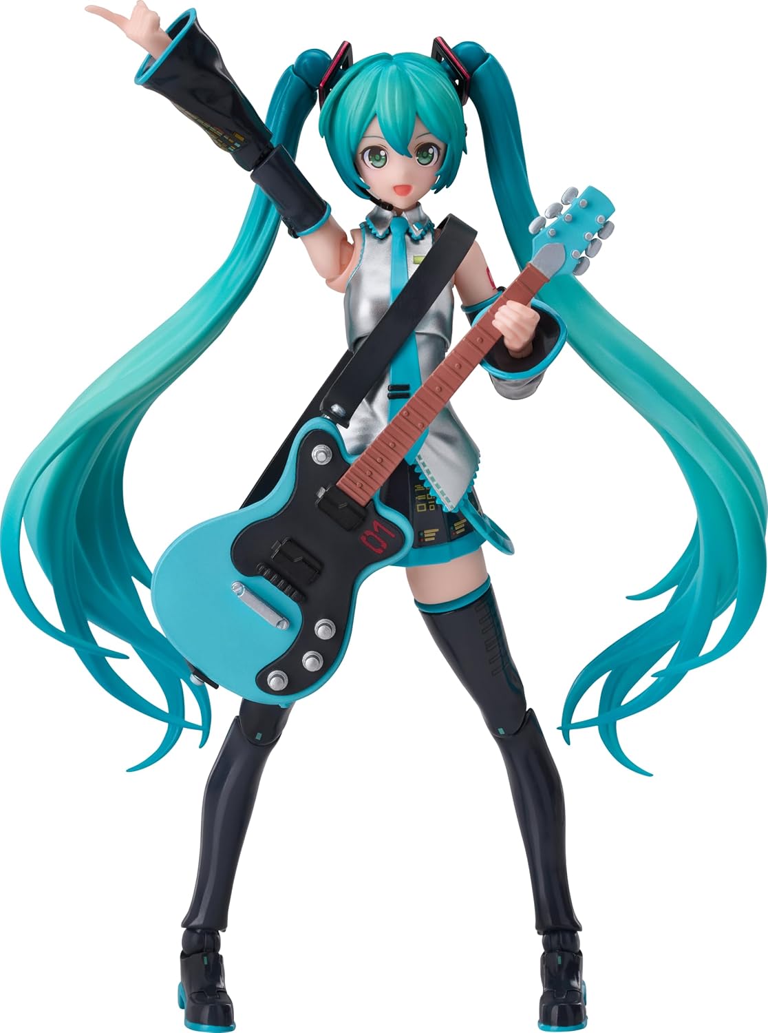 blokees fantastics series - hatsune miku official outfit on a desk or shelf