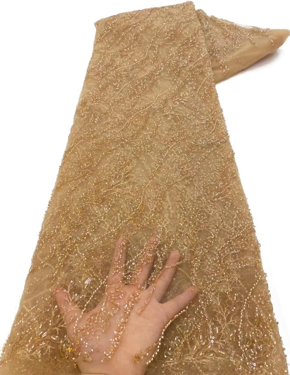 embroidered sequin african lace heavy craft beading glitter, package contents