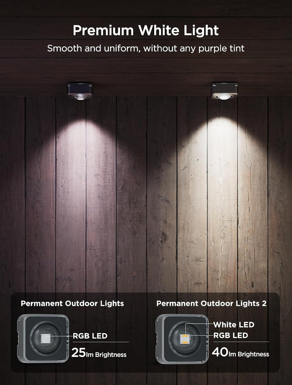 Govee Permanent Outdoor Lights 2, 100ft RGBIC Outdoor Lights with 100 Modes