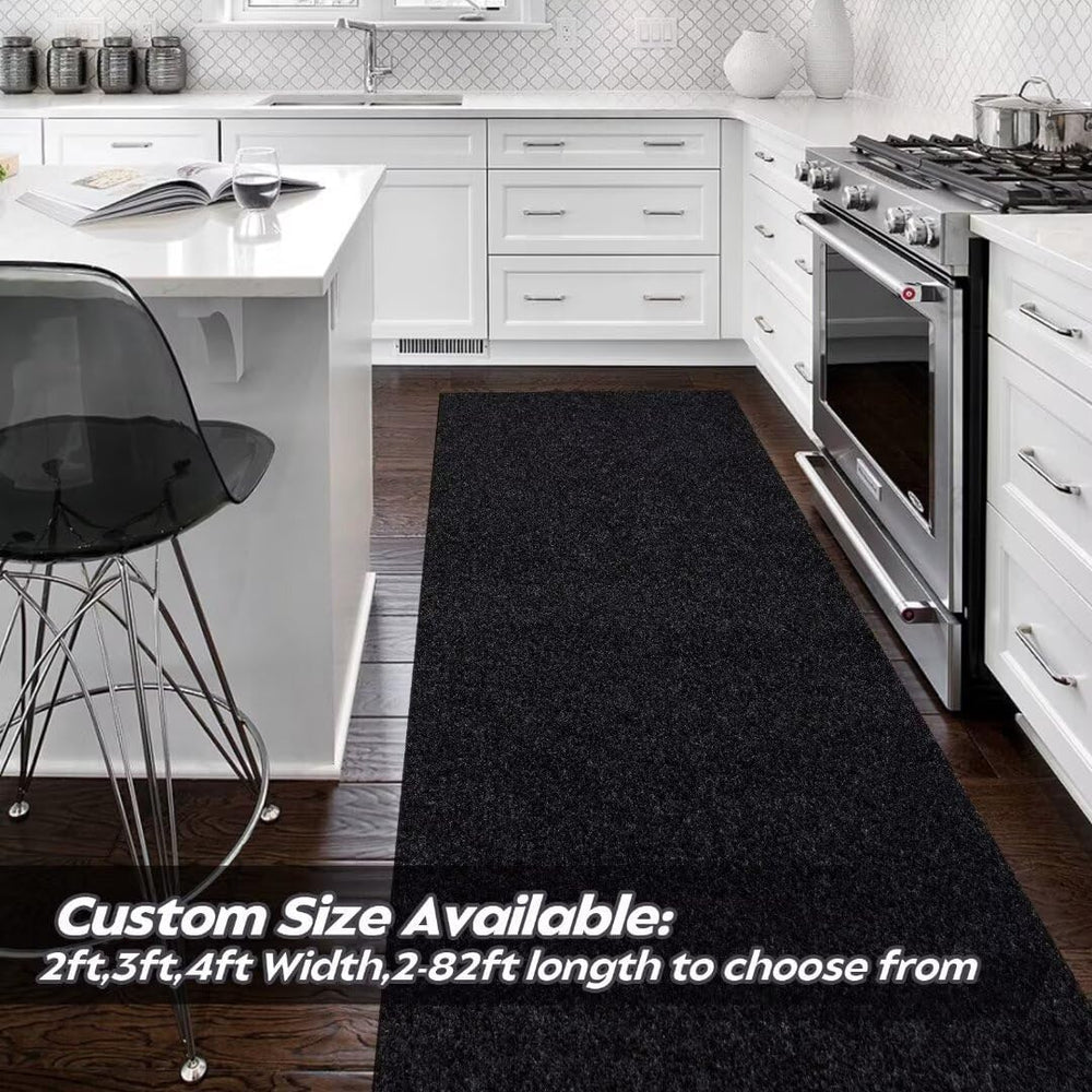 2' x 8' Non Slip Runner Rug, Outdoor Utility Carpet for Hallway