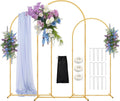 6FT,5FT,4FT Balloon Arch Stand Kit with Base Set of 3