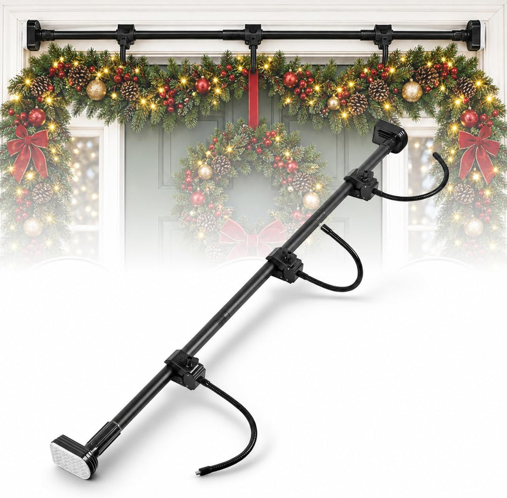Garland Hanger for Front Door, Large Adjustable Front Door Garland Hanger