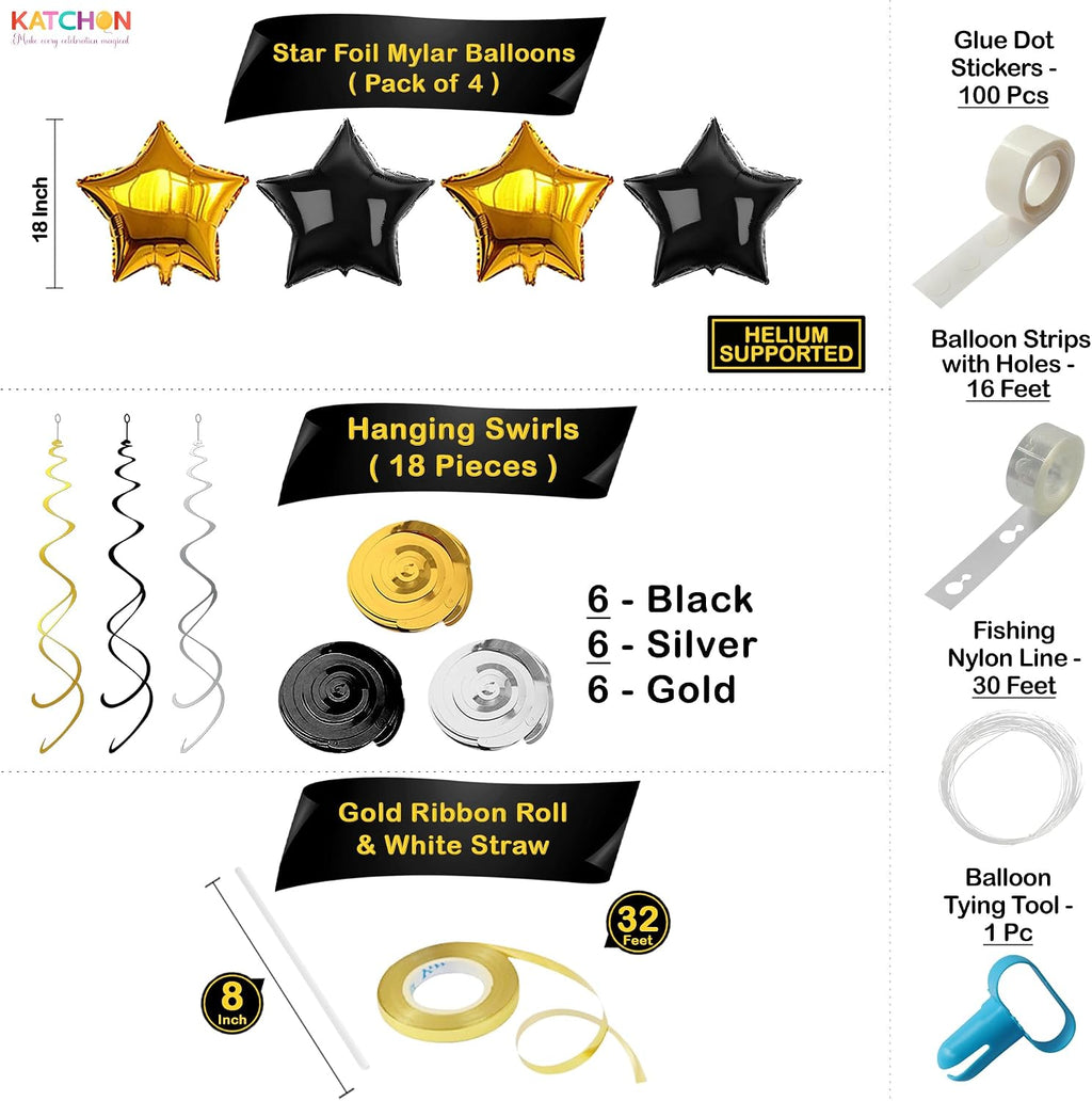 KatchOn Set, Pack of 112, New Years Eve Party Supplies 2026