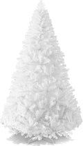 Best Choice Products Artificial Christmas Tree, White 6ft Premium Pine Unlit Holiday Decoration, Full Size Décor Easy Assembly w/Metal Stand