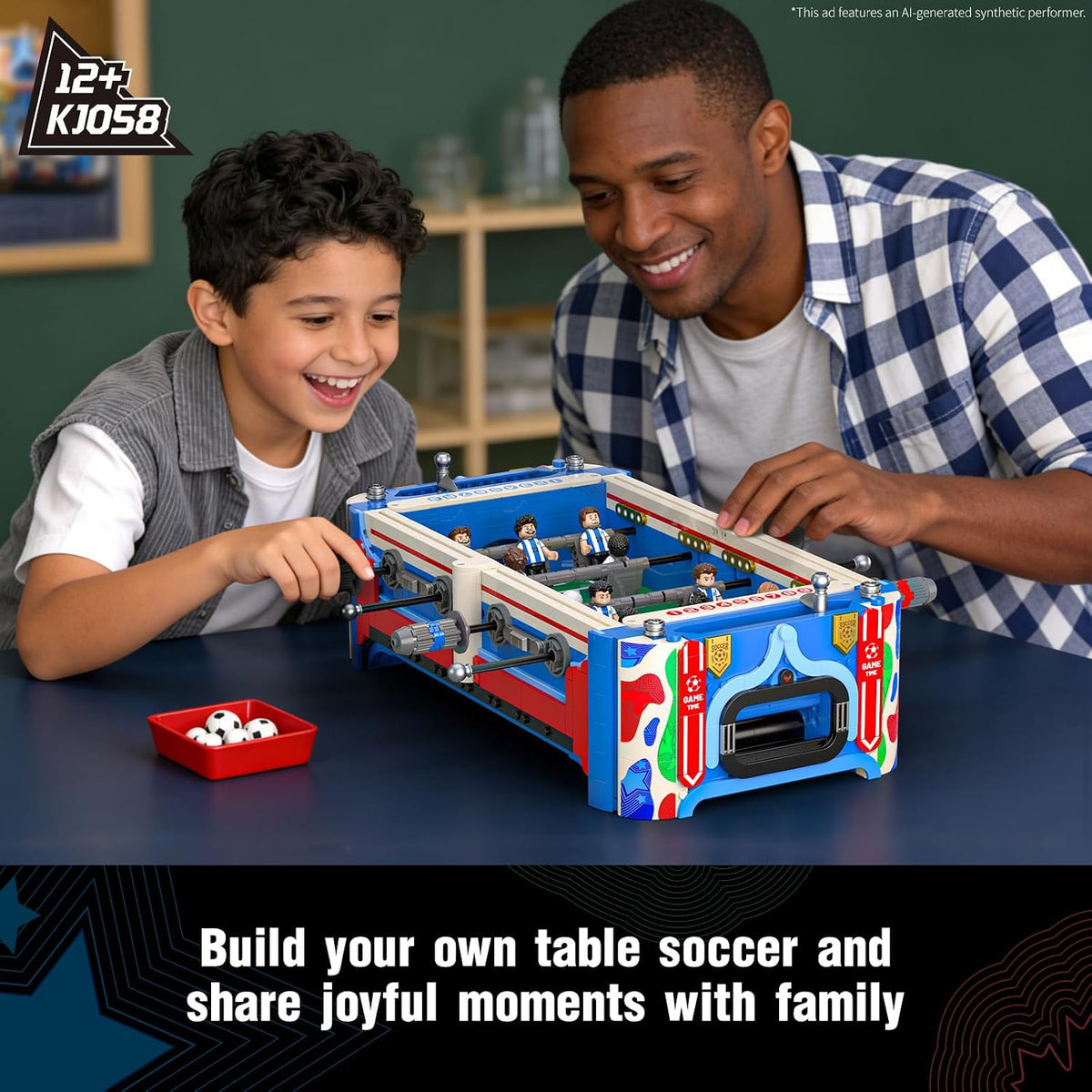 Soccer Mini Foosball Table Game Building Block Set