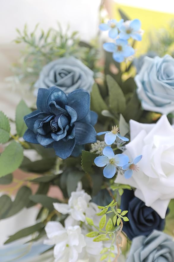 Serra Flora Artificial Flowers Combo Box Set for DIY Wedding Bouquets Centerpieces Arrangements Bridal Shower Party Home Decorations