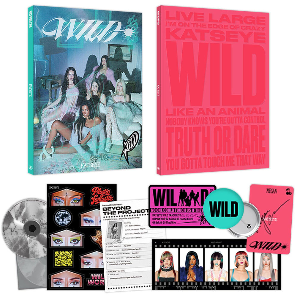 KATSEYE WILD EP Album Random Ver. 3 Extra Photocards