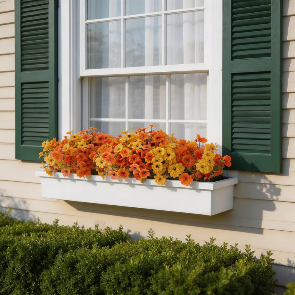 Cliselda 30 Bundles Artificial Fall Flowers for Outdoor Indoor Decoration