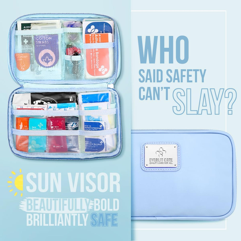 EVERLIT CARE Car First Aid Kit with Emergency Supplies Survival Gear Includin...