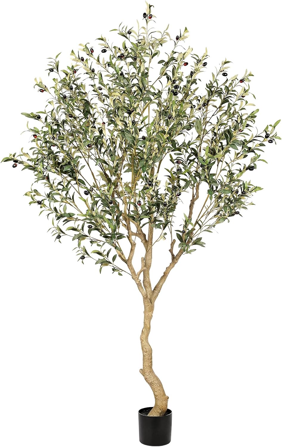 Realead 7FT Olive Trees Artificial Indoor - Tall Faux Olive Tree 7 Feet