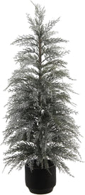 CG Hunter, Faux Flocked Cedar Tree, Set of 1, 36 in, Home Decor