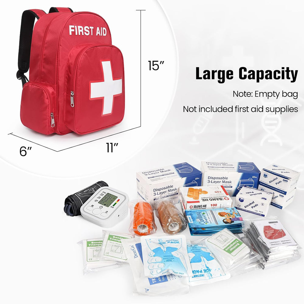 Gatycallaty First Aid Bag Empty Backpack Emergency Bags First Responder Traum...
