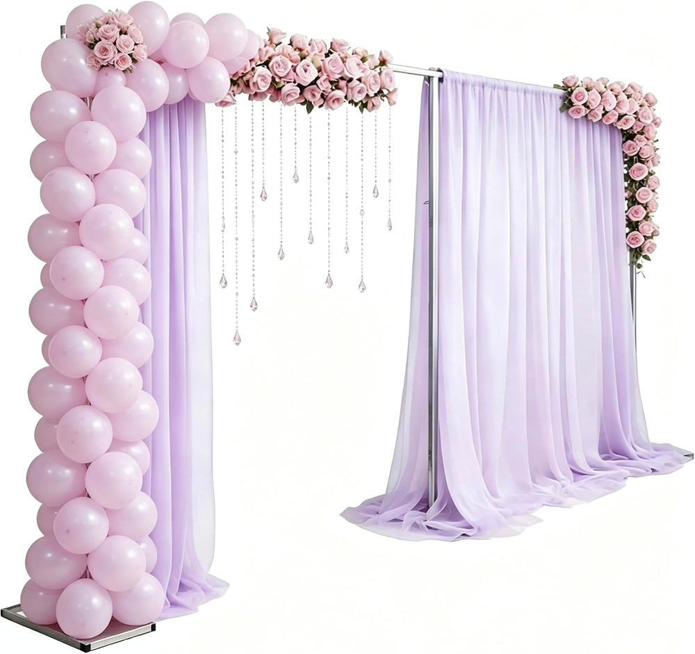 20x10FT Backdrop Stand Photo Pipe and Drape Background Stands Curtain Frame