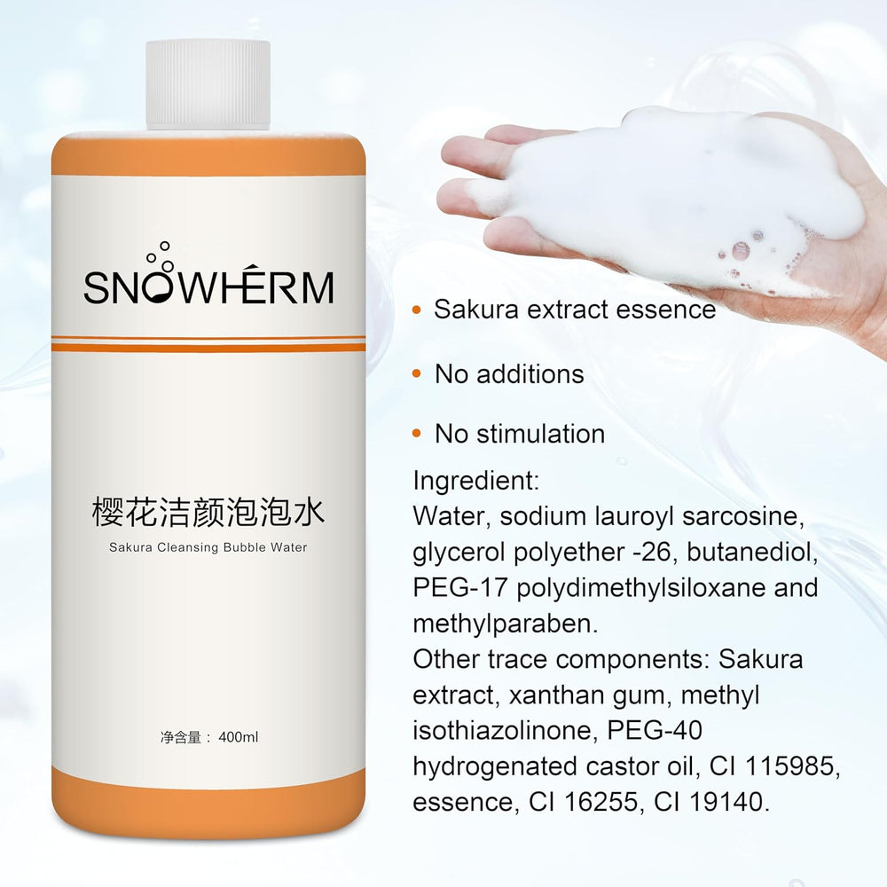 Elitzia Sakura Beauty Bubble Solution for Oxygen Bubble Machine