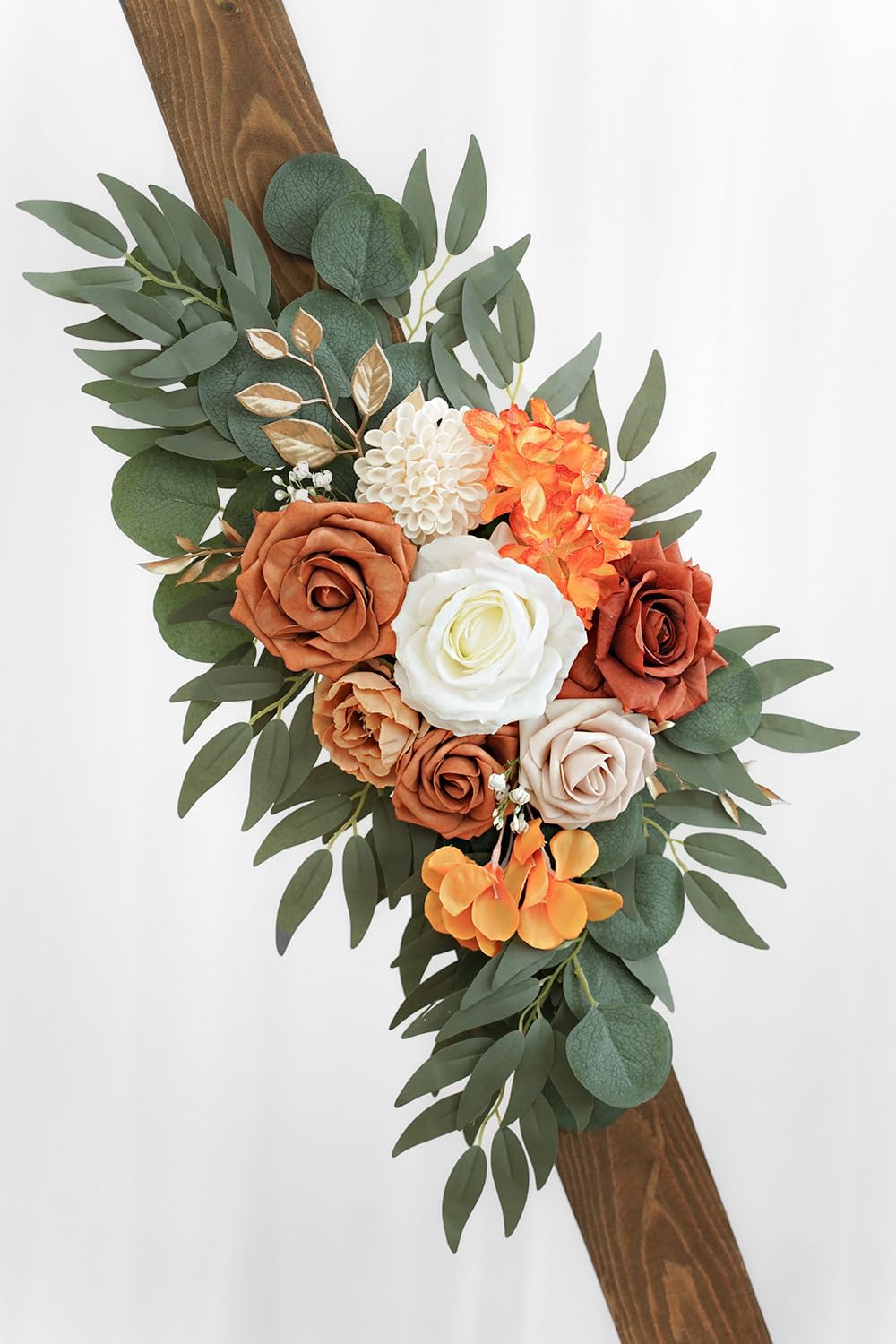 Olalaka Artificial Flower Swag Set of 2 for Wedding Welcome Signs Floral Deco...