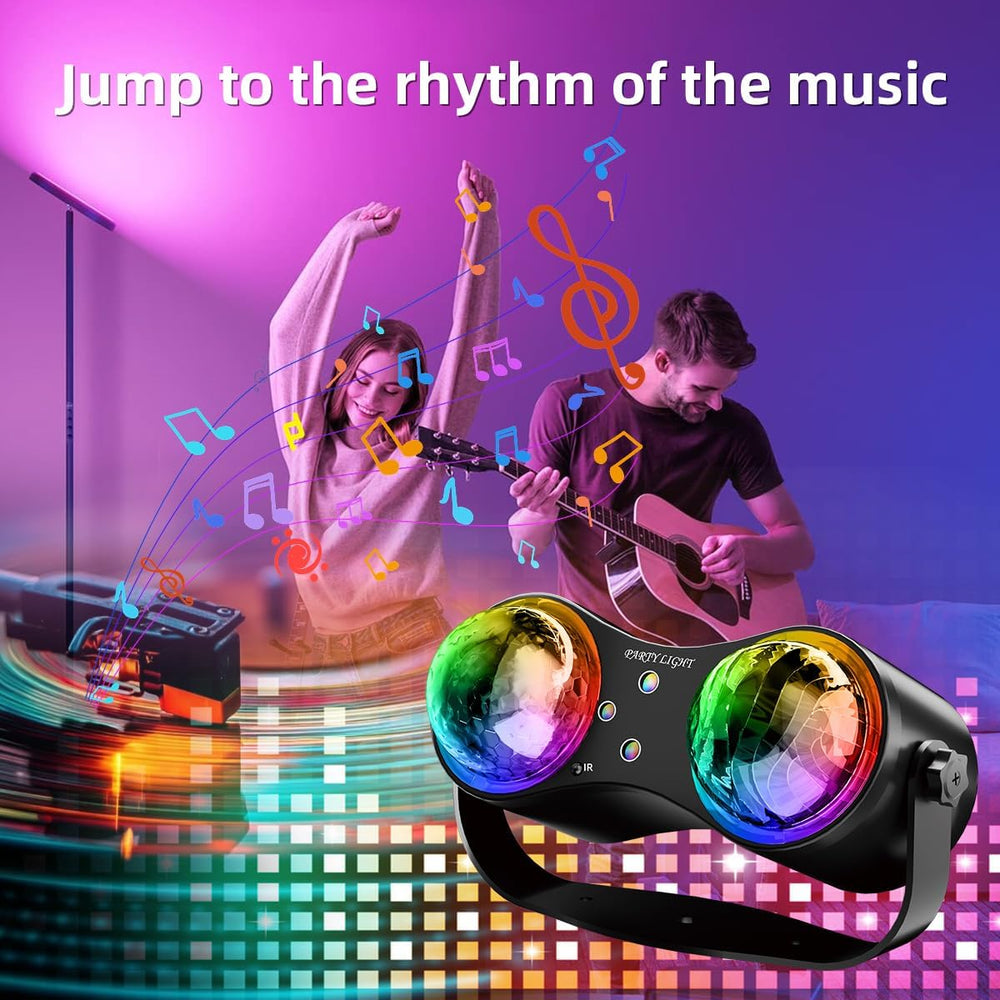 Party Disco Strobe Ocean & Star Double Ball Light