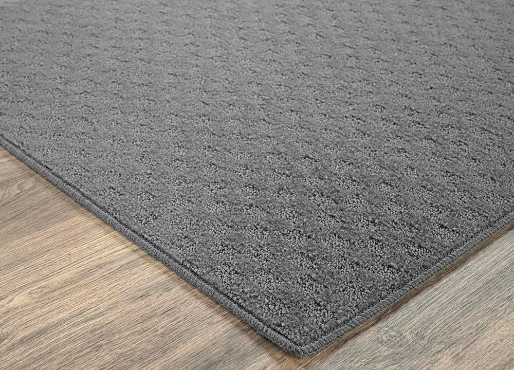 Garland Rug Medallion Area Rug, 3-Feet by 8-Feet, Cinder Gray
