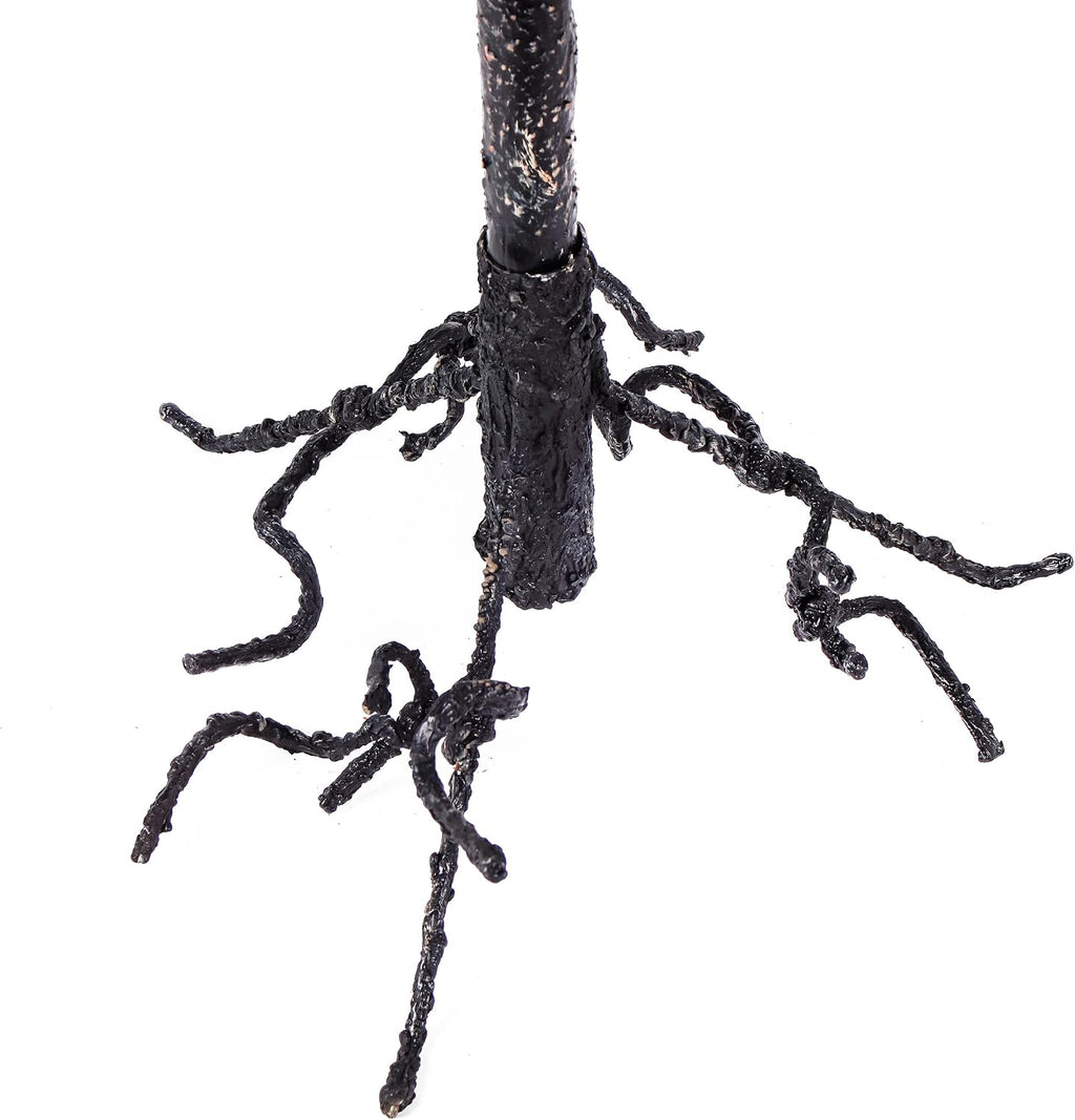 national tree company artificial tree decoration, black, leafless showing dimensions