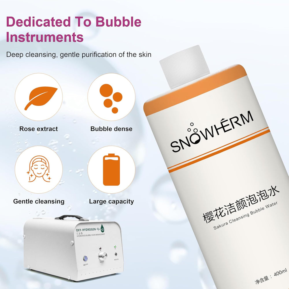 Elitzia Sakura Beauty Bubble Solution for Oxygen Bubble Machine