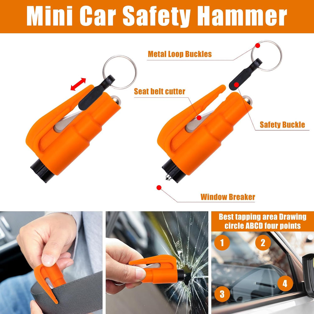 Car Roadside Emergency Kit, Car Safety Kit Portable Car Kits for Emergency wi...