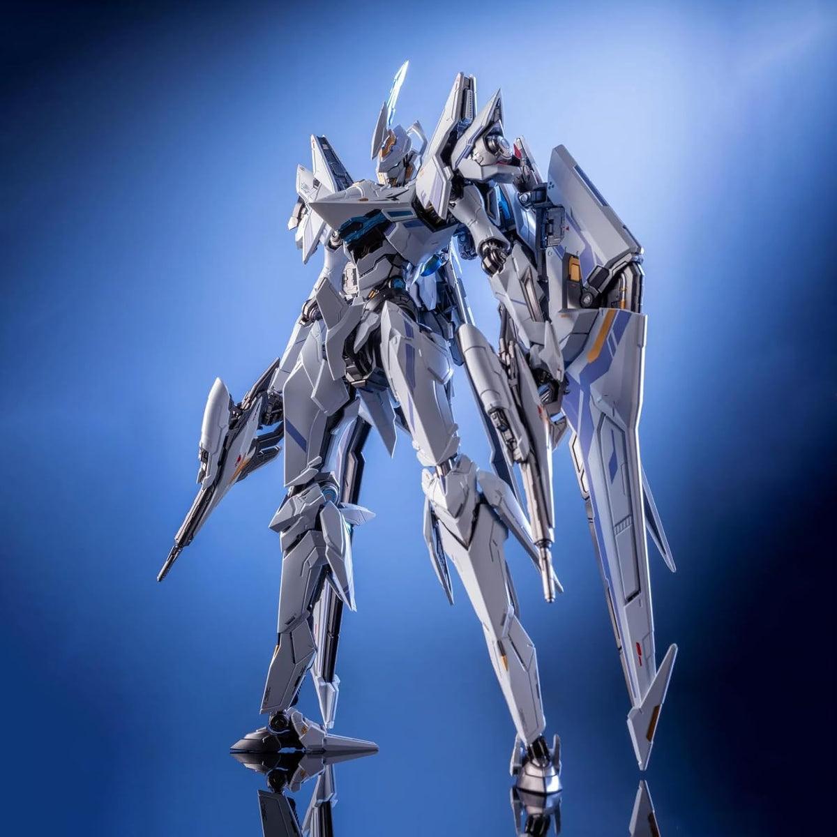 Pipigirl Moshow Mecha Assembly Free Mech Action Figure, Gyrfalcon, Alloy Joints, 7.87 inch Collectible Mecha Action Figures Kits