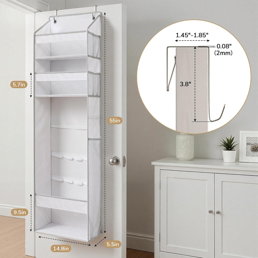 Wrapping Paper Storage Organizer – Over The Door Hanging Gift Wrap Holder for...