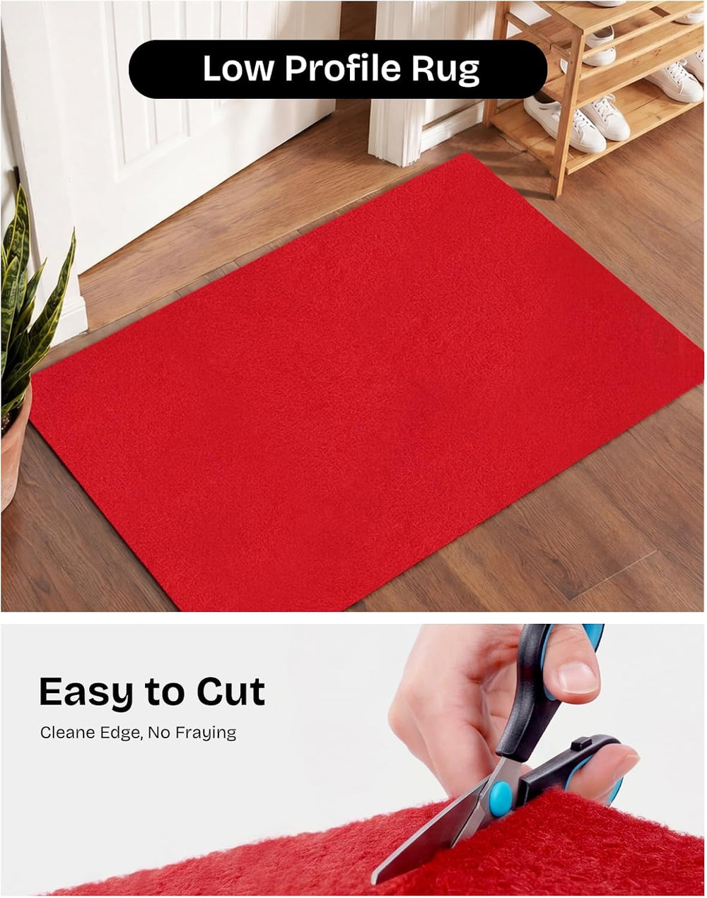 Red Carpet Runner 4x30 ft, Heavy Duty 450 GSM Thick Wedding Aisle Runner, No ...