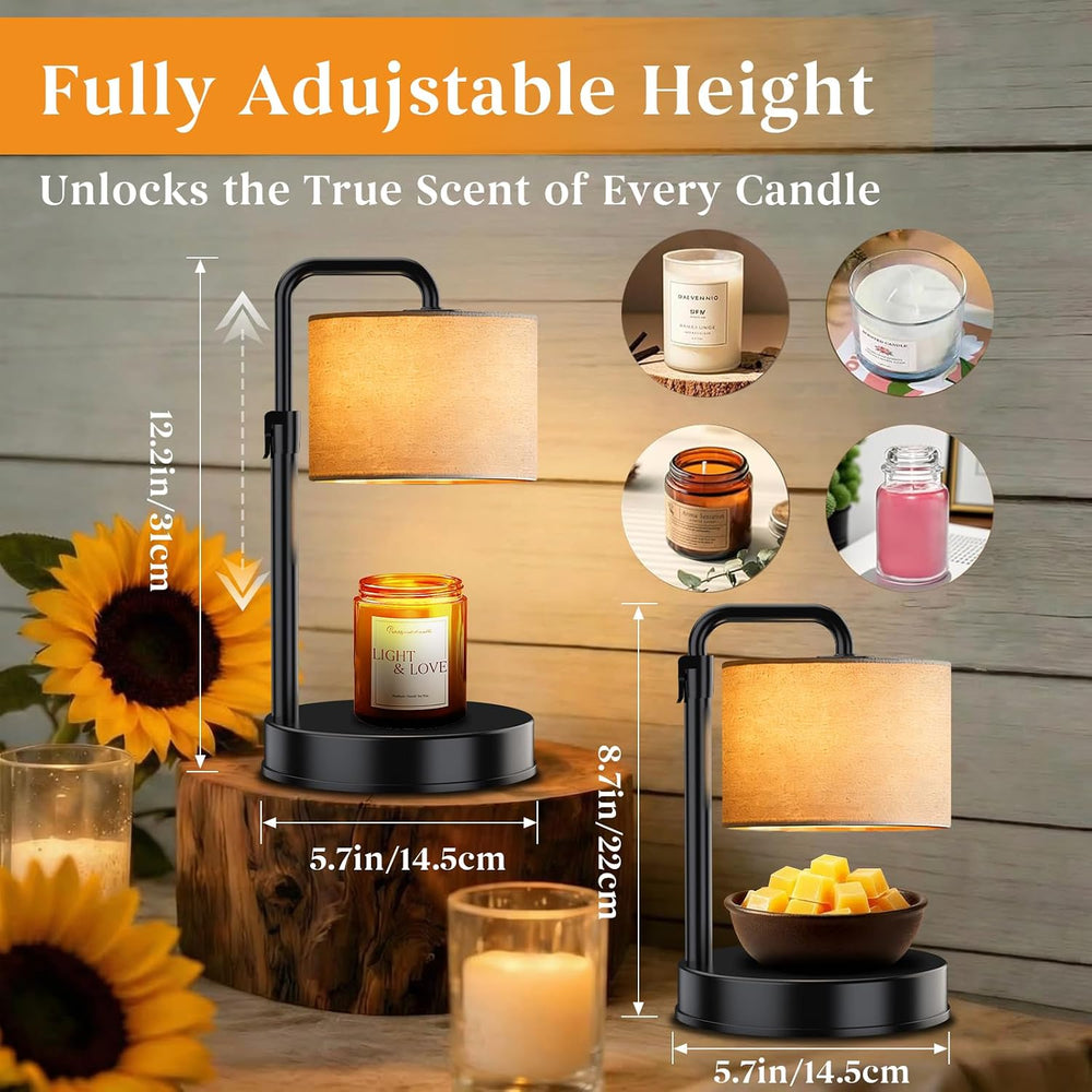 Hyrion Candle Warmer Lamp with Timer, Home Decor Birthday Gifts for Women