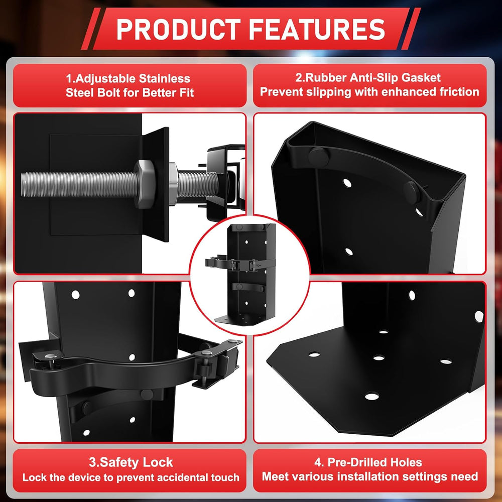 Fire Extinguisher Mount, Heavy Duty Fire Extinguisher Bracket for School Home...