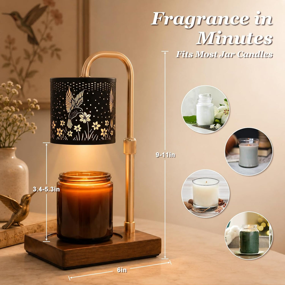 Hummingbird Candle Warmer Lamp with Timer Dimmer, Gifts for Mom