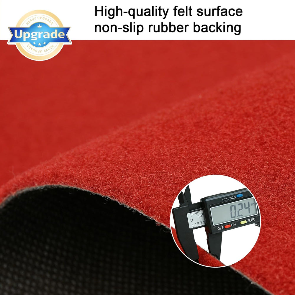 0.23In Thick Red Carpet Runner for Party, 3x10Ft 425 GSM Non-Slip Waterproof ...