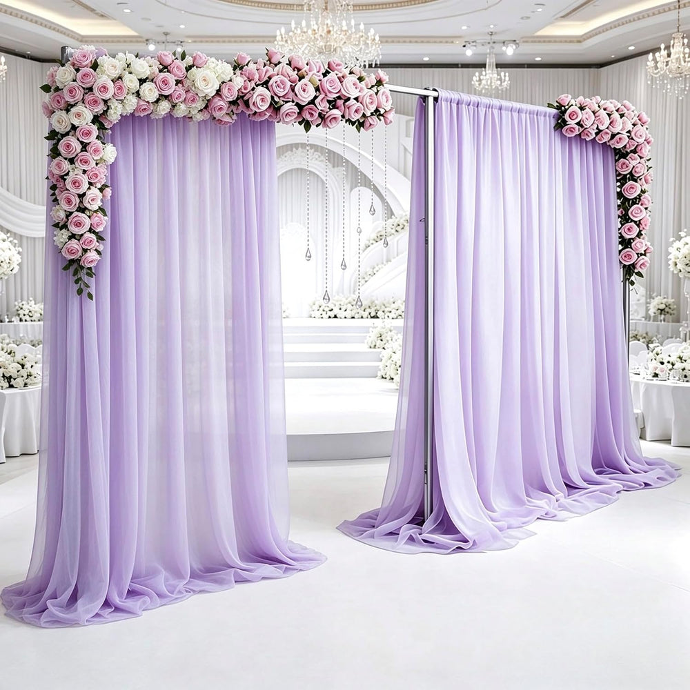 20x10FT Backdrop Stand Photo Pipe and Drape Background Stands Curtain Frame