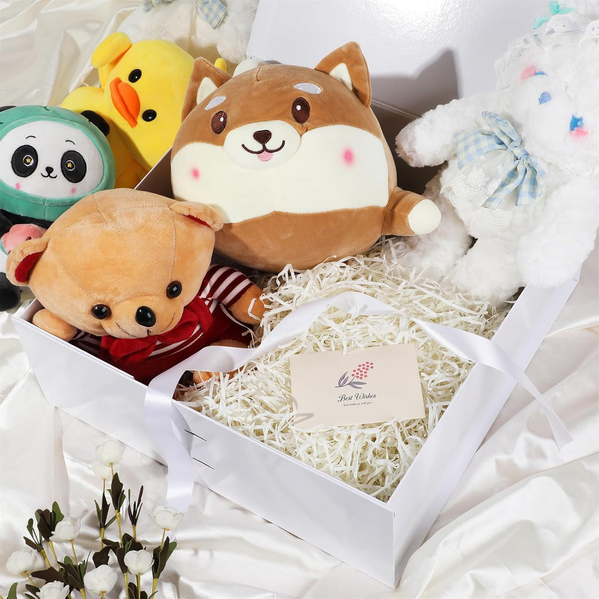 oemvalaty white gift box,18x18x6 inches gift boxes with, package contents