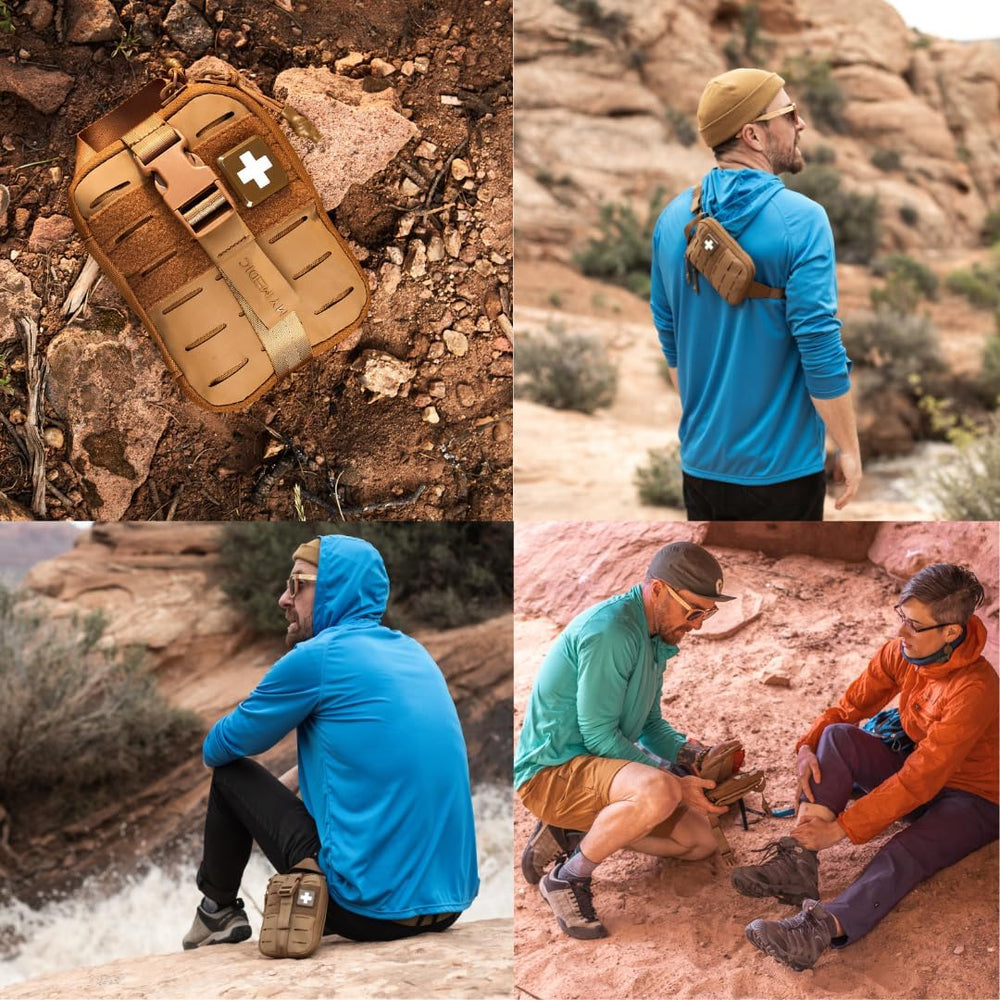 My Medic Sidekick - Camping Hiking and Backpacking First Aid Kit - 70 Items -...