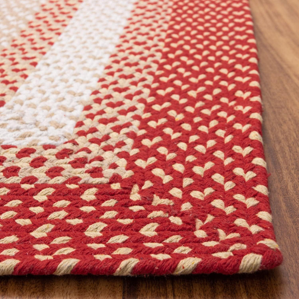 Super Area Rugs 2X6ft Farmhouse Braided Rug Runner - Natural Soft Cotton Carp...