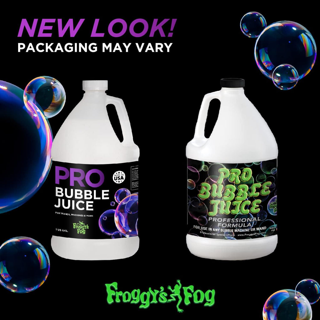 froggys fog - pro bubble juice - professional, close-up detail
