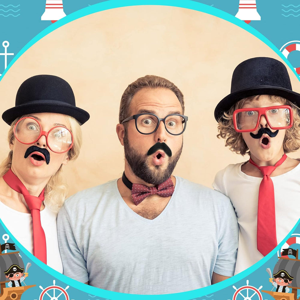 Landhoow 33 Pcs Funny Photo Booth Party Assorted Photo Booth Kit Props Costum...