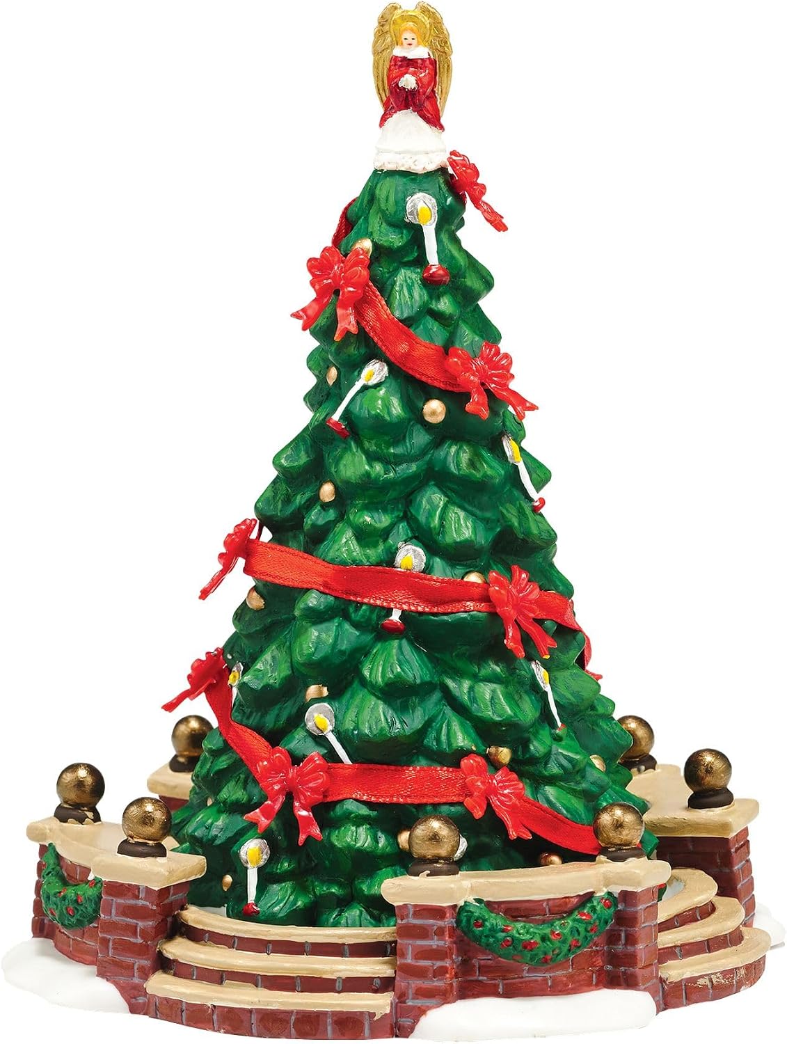 Department 56 Dickens' Village Accessories The Town Christmas Tree Figurine, 6.5 Inch, Multicolor