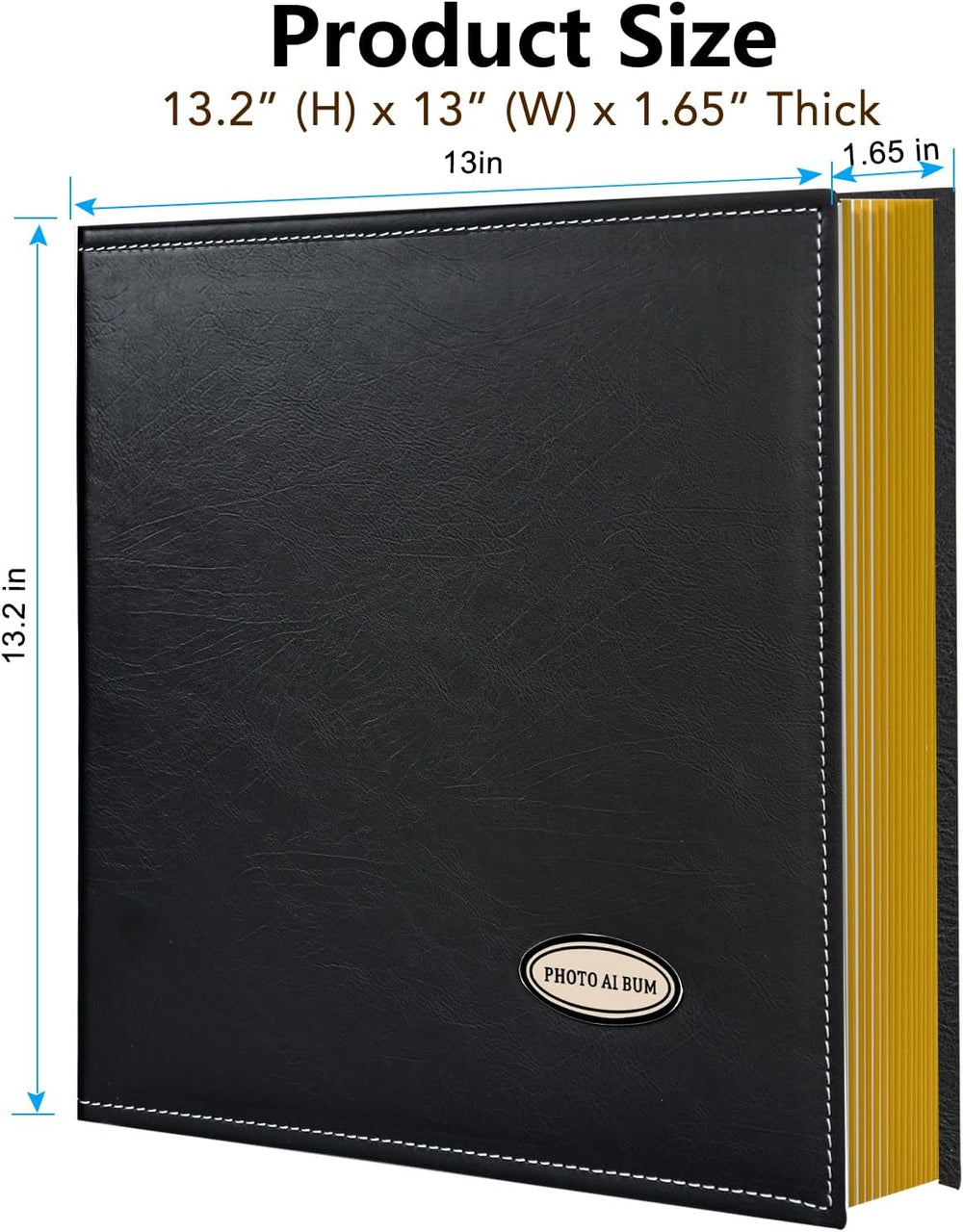 Zoview Self-Adhesive Photo Album, Dust-free, glue free and waterproof Scrapbo...