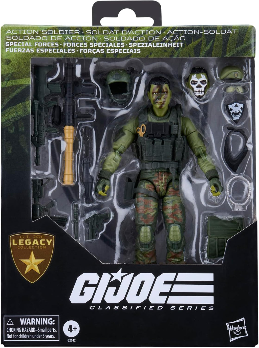 g.i. joe classified series legacy collection: action soldier shown in use