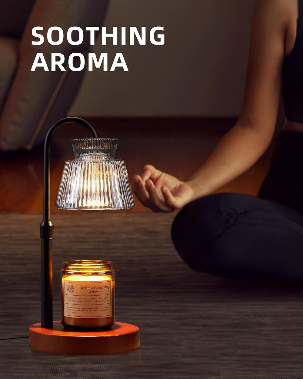 Candle Warmer Lamp with Timer &Dimmable Wax Melt Warmer for Scented Jar C...