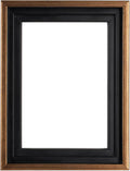 Creative Mark Illusions Floater Frame For 3/4" Deep Canvases - 24x36 Antique Gold - No Glass or Backing - Wood Composite Floating Illusion Frame for Canvas Paintings- With Hanging Hardware