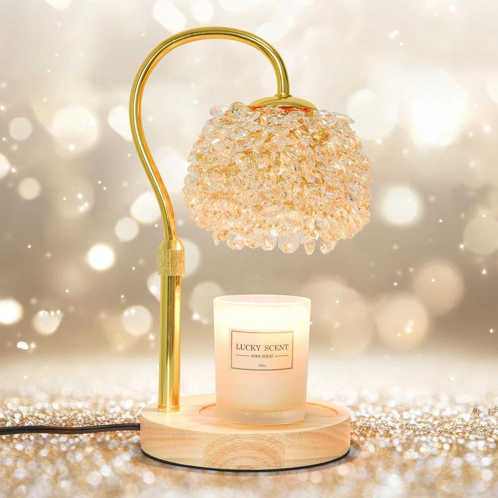 Hisummer Candle Warmer Lamp with Timer, Dimmable Candle Lamp Warmer with 312 ...