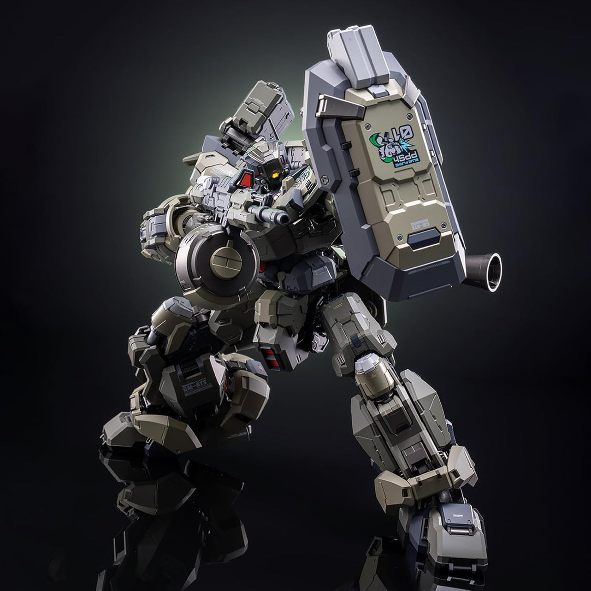 Pipigirl Moshow Mecha Assembly Free Mech Action Figure, Popsa Squadron Standard Type, Alloy Joints, 7.87 inch Collectible Mecha Action Figures Kits