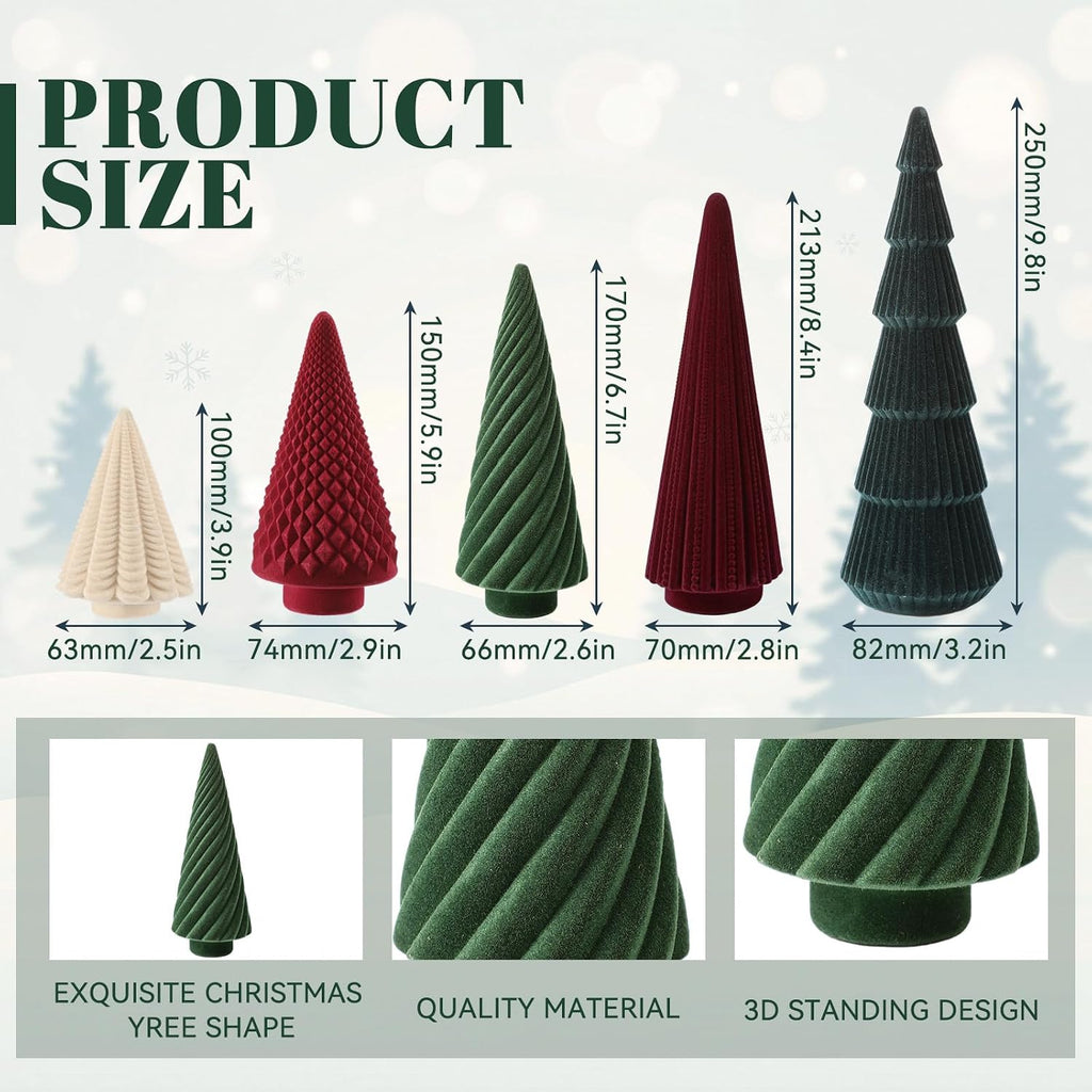 weysat red green white 5 pcs neutral christmas, close-up detail
