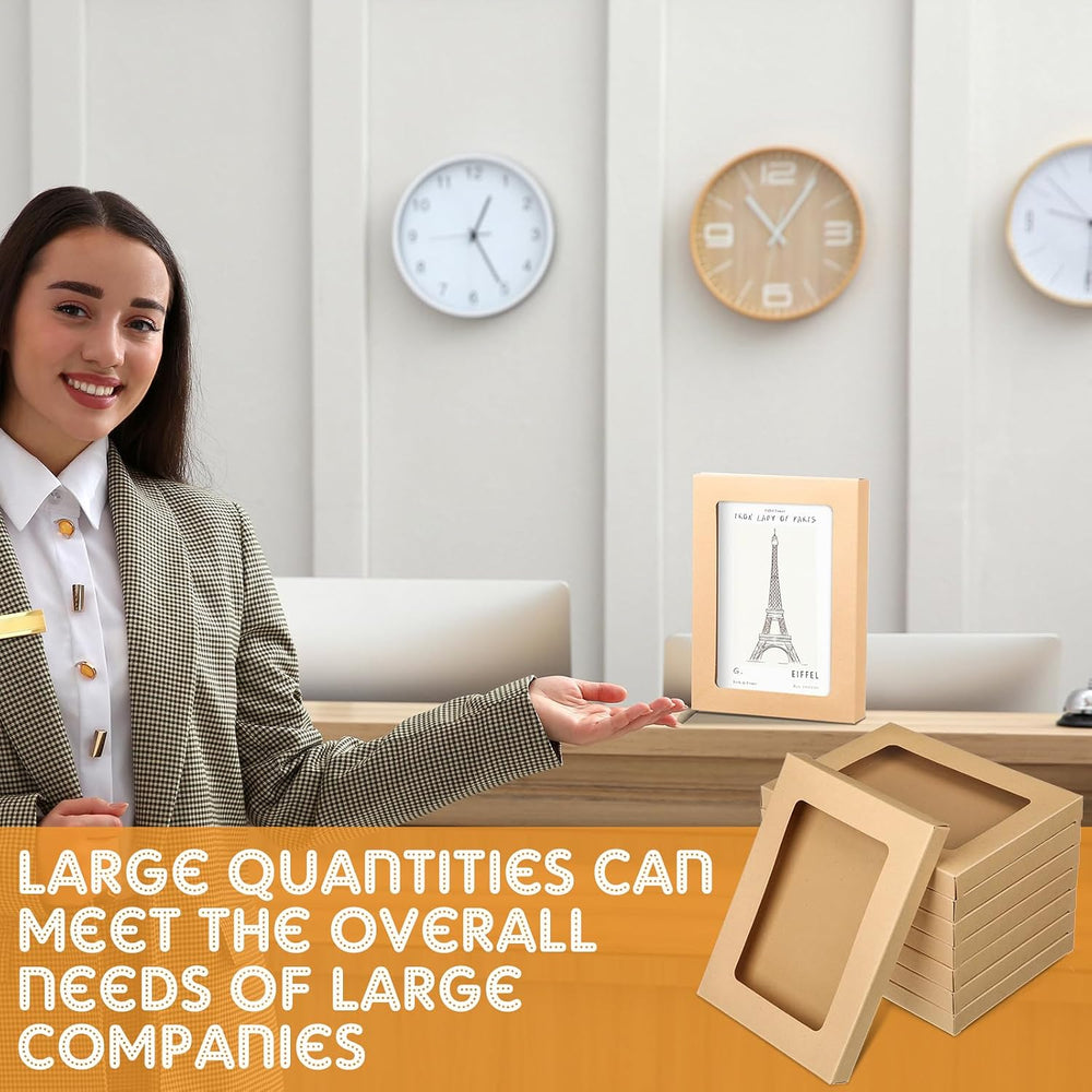 50 Pcs Greeting Card Storage Box, 5.39 x 7.36 x 0.6 Inch