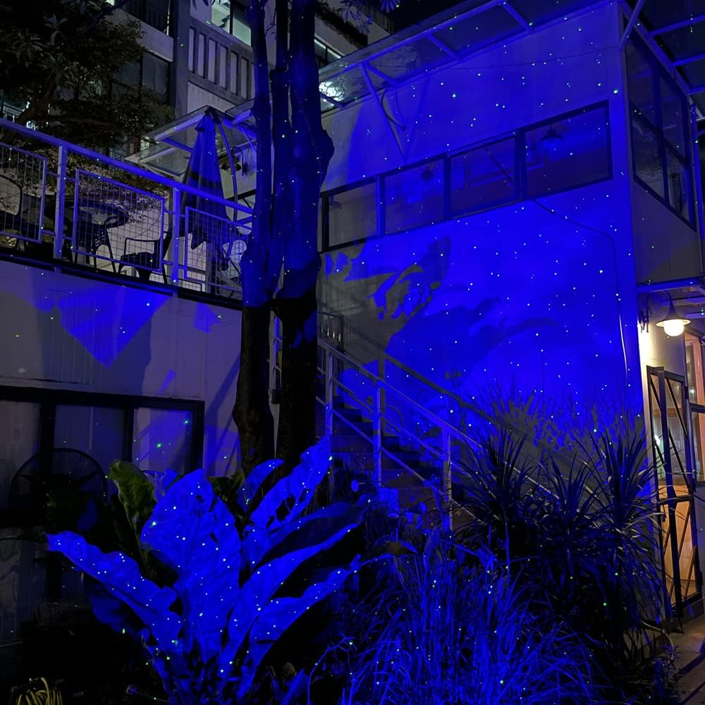 firefly garden lights star projector laser christmas lights showing dimensions