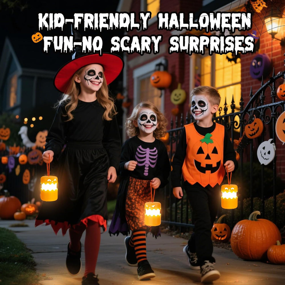 Rechargeable Halloween Pumpkin Lantern Light Collapsible Jack O Lantern