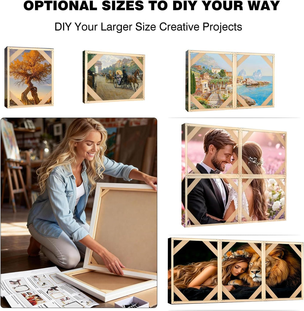 DIY Canvas Stretcher Bars Kit, 1.25" Gallery Depth, 20" x 24"
